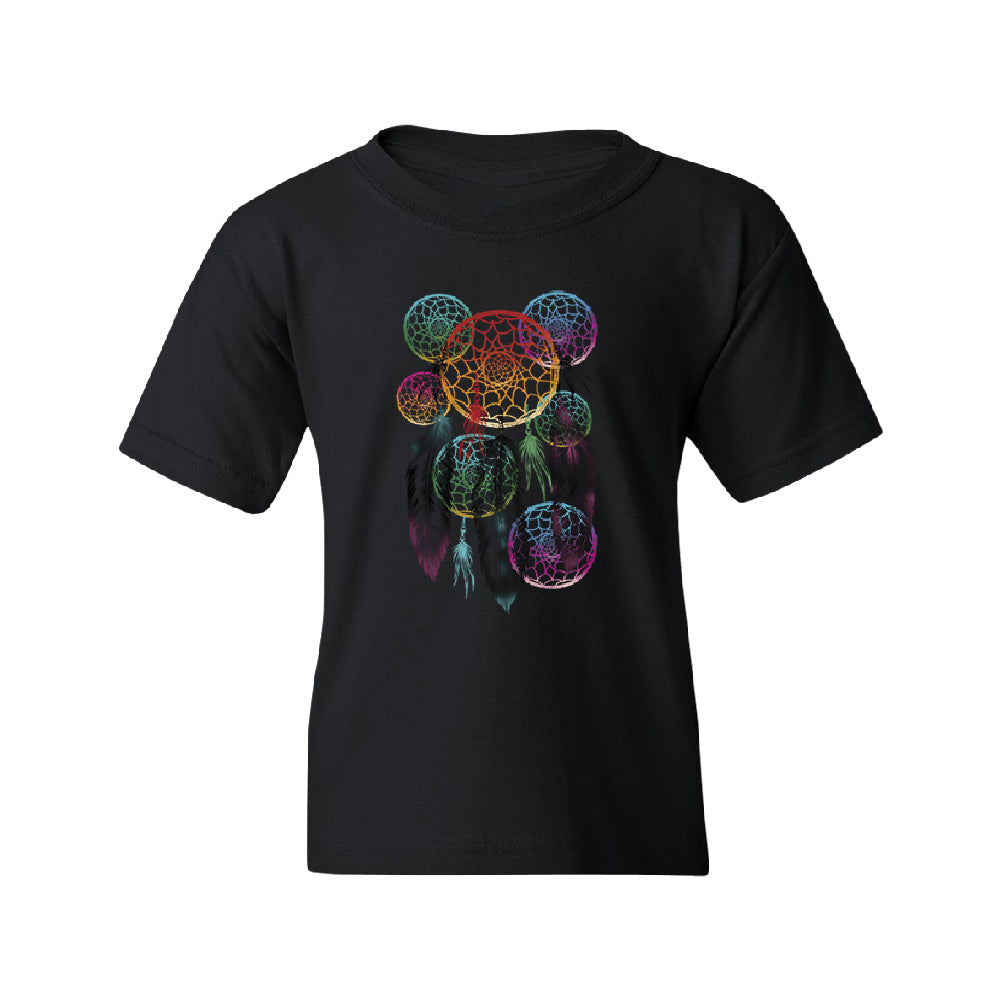 Colorful Rainbow Dreamcatchers Youth T-Shirt 