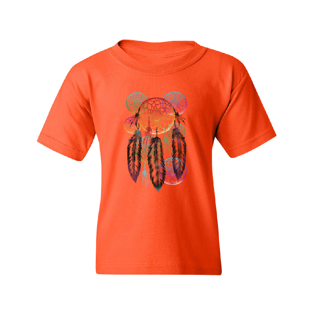 Colorful Rainbow Dreamcatchers Youth T-Shirt 