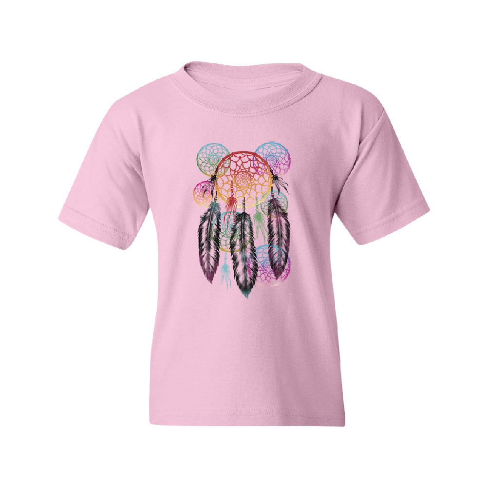 Colorful Rainbow Dreamcatchers Youth T-Shirt 