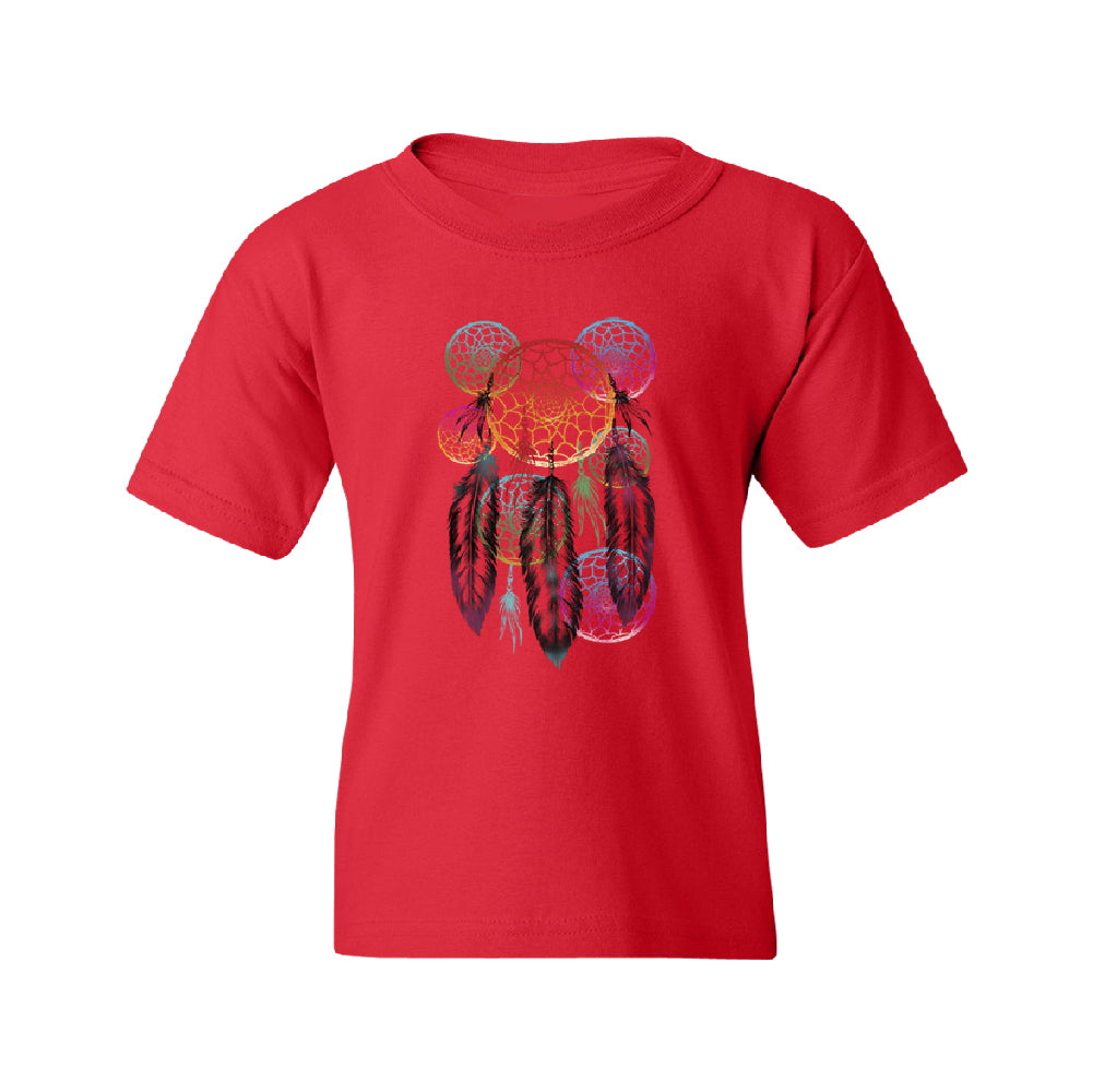 Colorful Rainbow Dreamcatchers Youth T-Shirt 