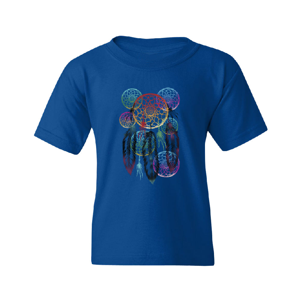 Colorful Rainbow Dreamcatchers Youth T-Shirt 