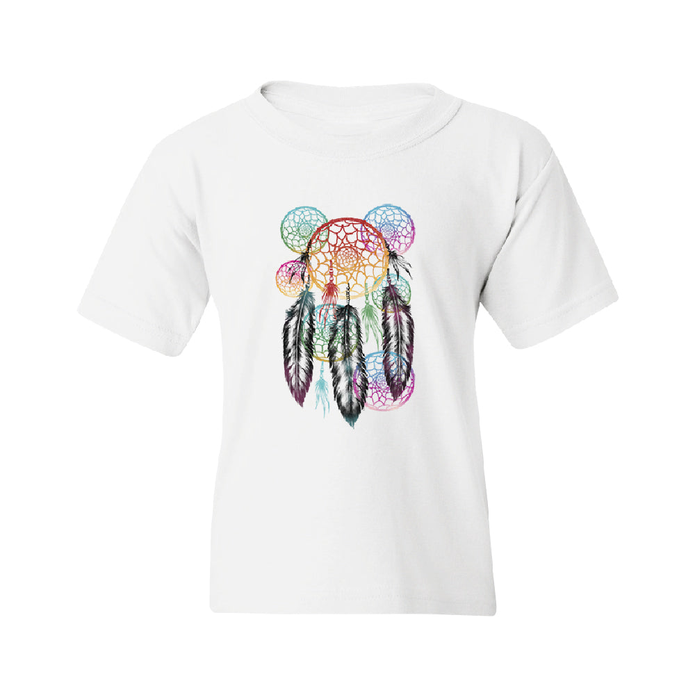 Colorful Rainbow Dreamcatchers Youth T-Shirt 