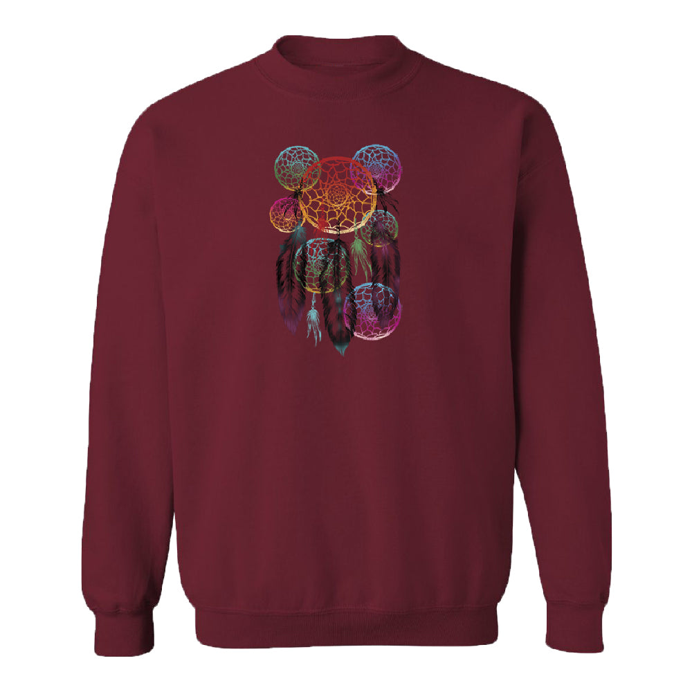 Colorful Rainbow Dreamcatchers Unisex Crewneck Souvenir Sweater 