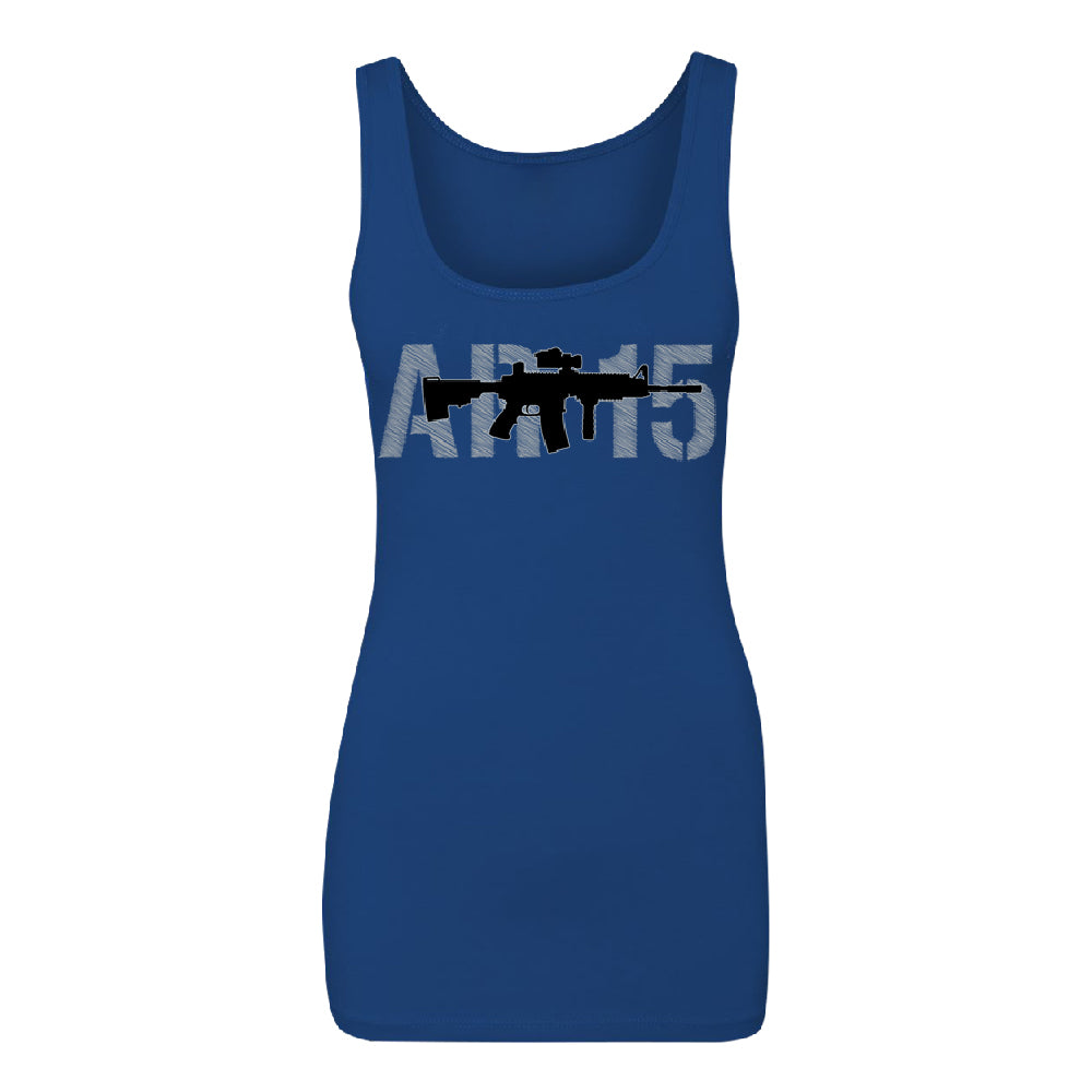 2nd Amendment AR-15 Women's Tank Top Souvenir Shirt 