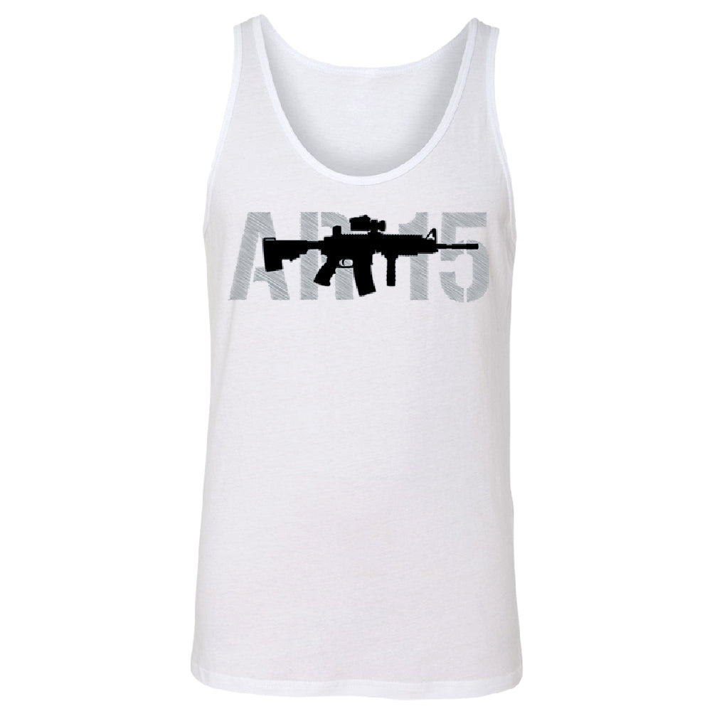 2nd Amendment AR-15 Men's Tank Top Souvenir Shirt 