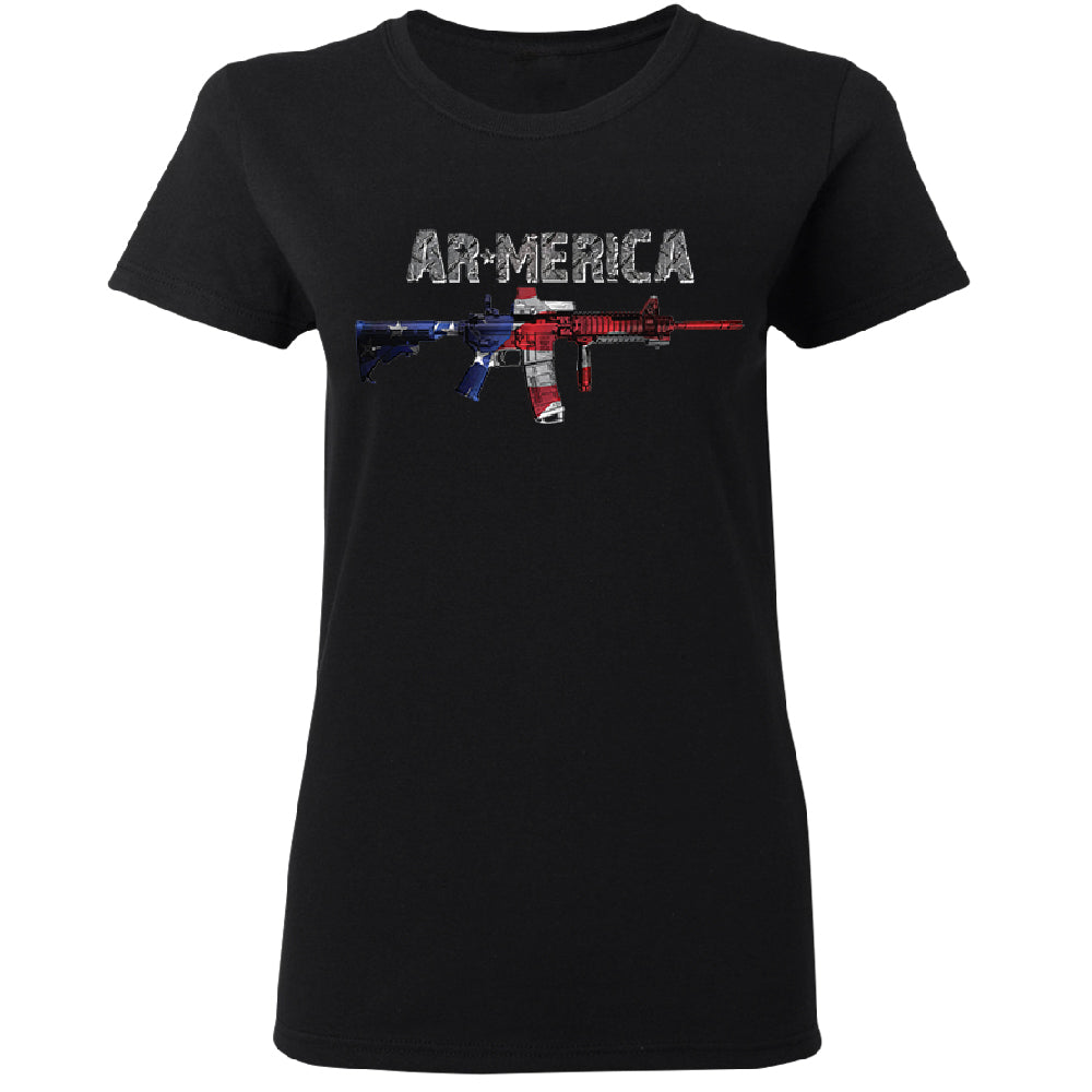 AR-MERICA 2nd Amendment Keep & Bear Arms Women's T-Shirt 