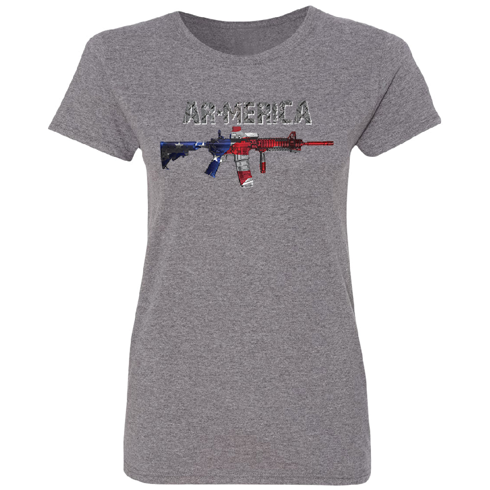 AR-MERICA 2nd Amendment Keep & Bear Arms Women's T-Shirt 