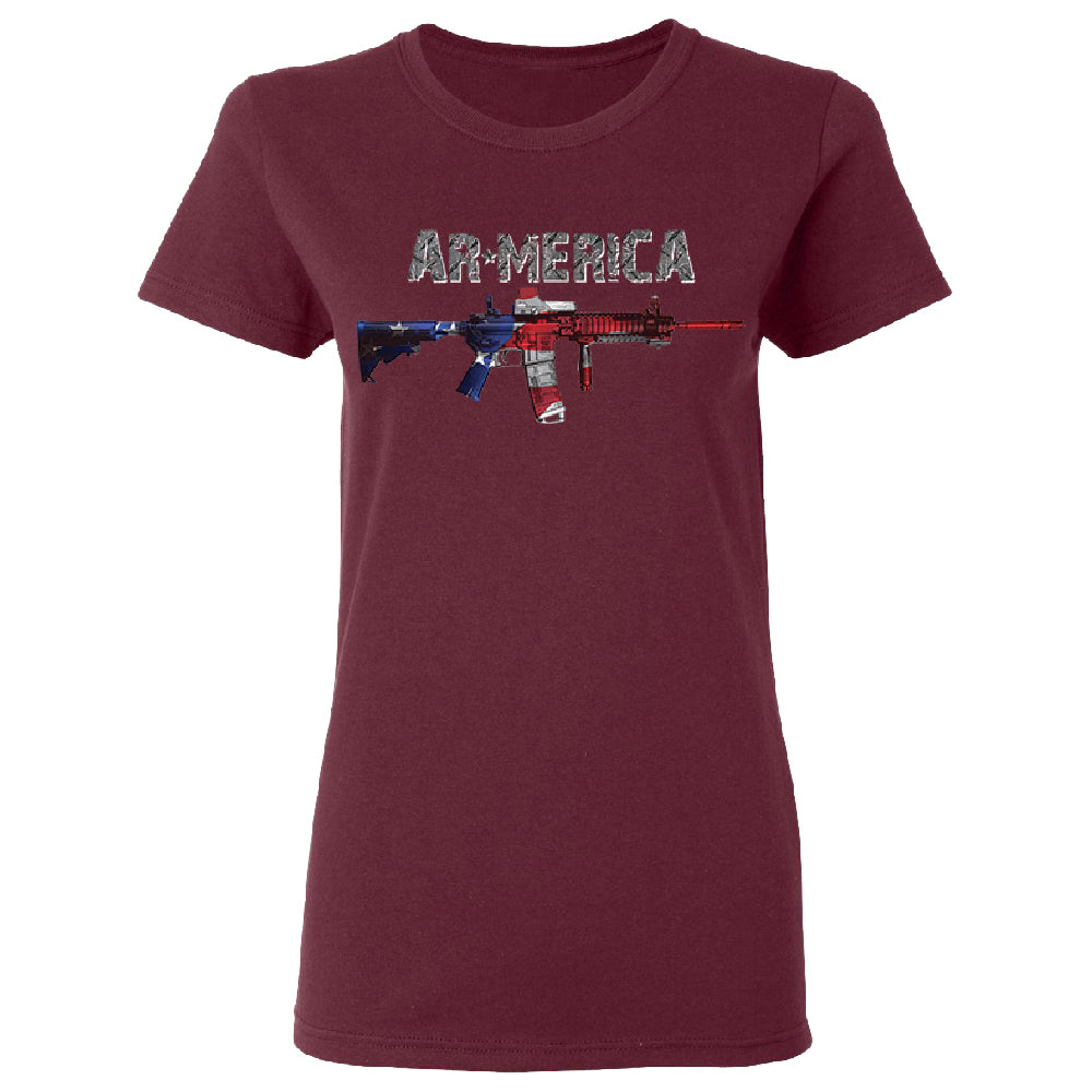 AR-MERICA 2nd Amendment Keep & Bear Arms Women's T-Shirt 