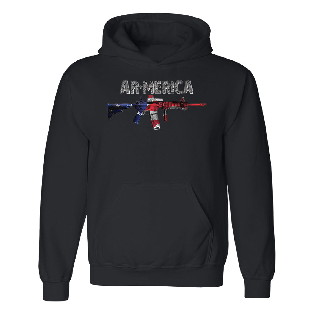 AR-MERICA 2nd Amendment Keep & Bear Arms Unisex Hoodie Souvenir Sweater 