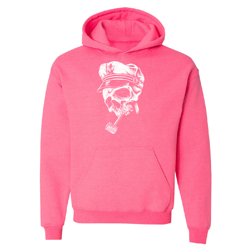 Skull Captain Hat & Pipe Unisex Hoodie Souvenir Sweater 