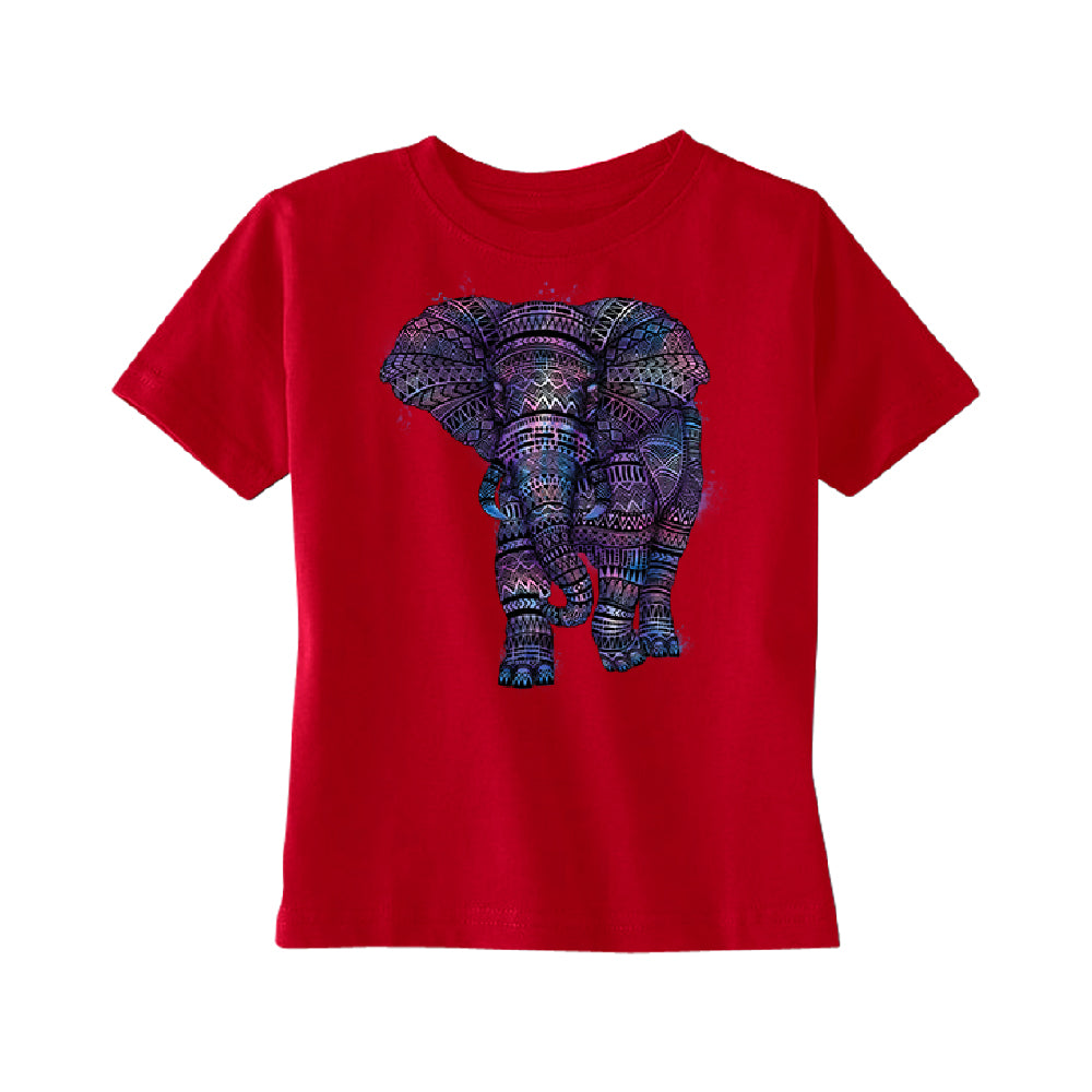 Mandala Zentangle Pastel Elephant TODDLER T-Shirt 