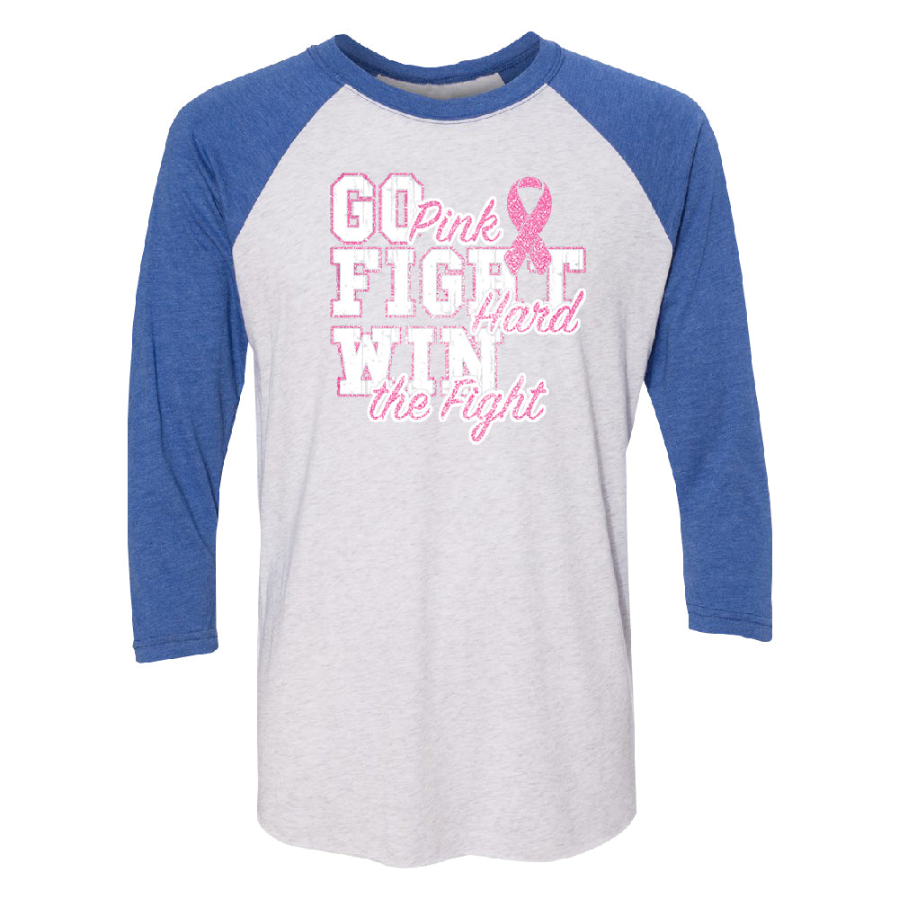 Fight Hard Win The Fight 3/4 Raglan Tee 