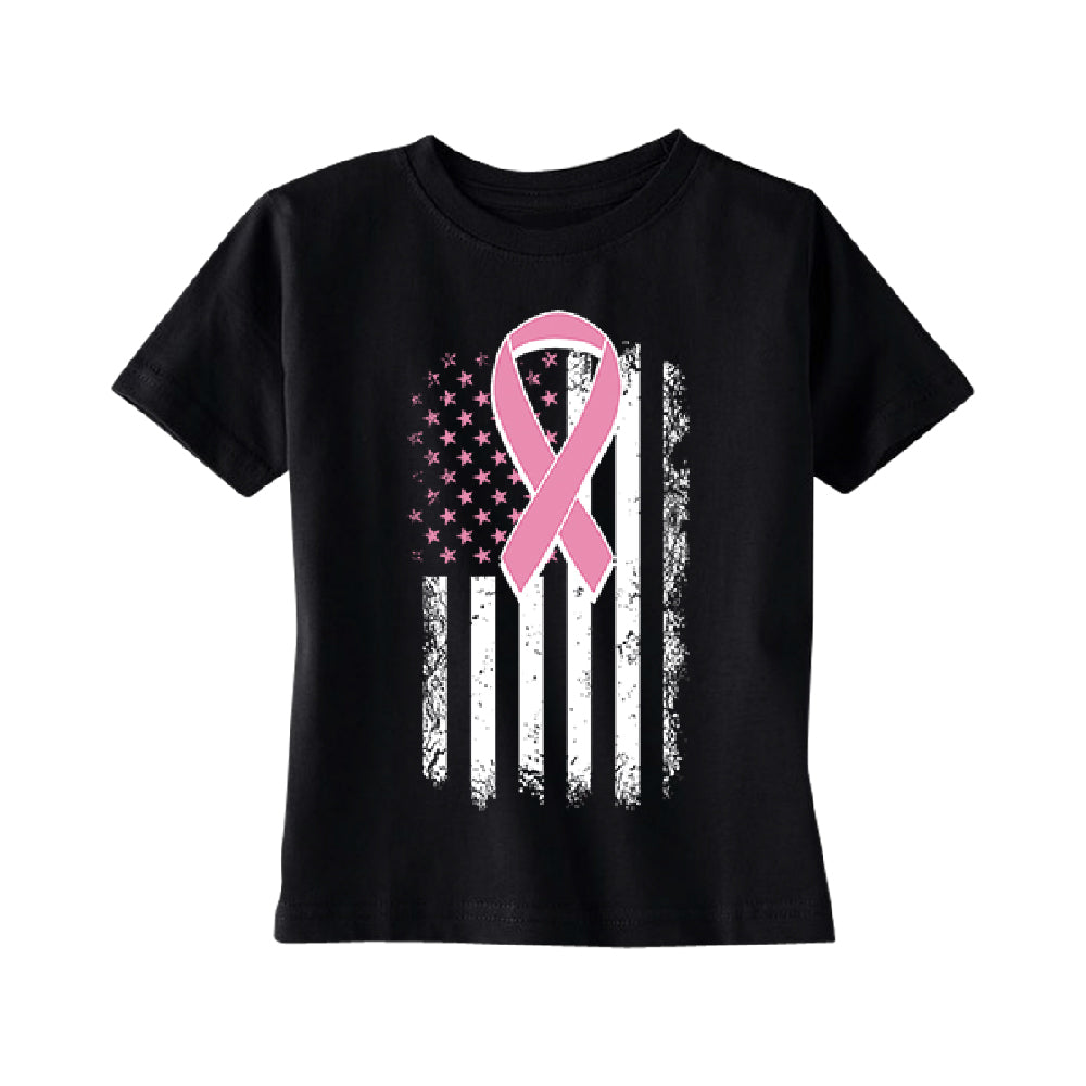 Pink Vintage American Flag TODDLER T-Shirt 