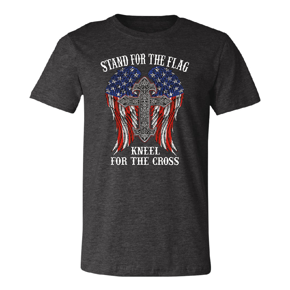 Stand For The Flag Kneel For The Cross Men's T-Shirt 