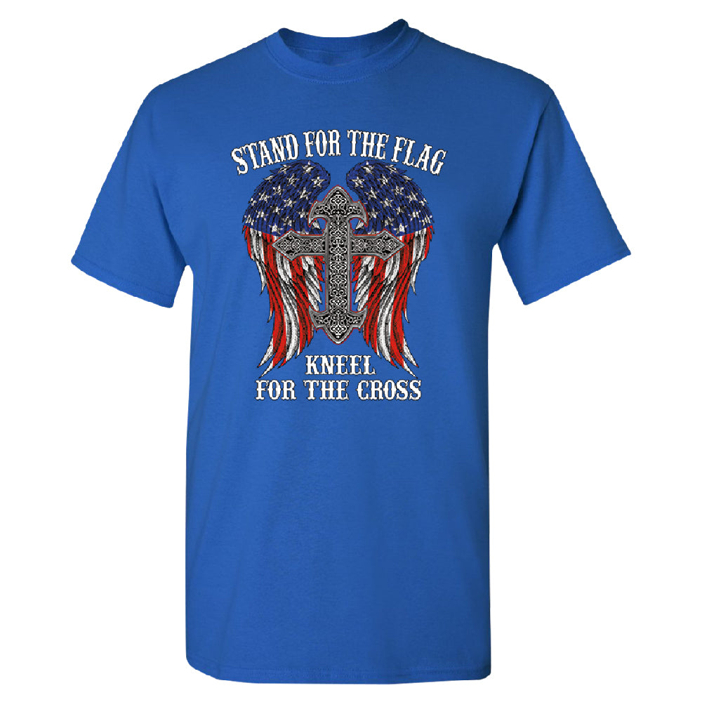 Stand For The Flag Kneel For The Cross Men's T-Shirt 