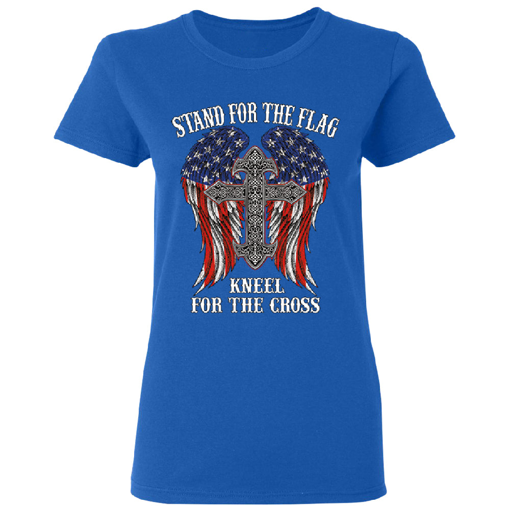 Stand For The Flag Kneel For The Cross Women's T-Shirt 