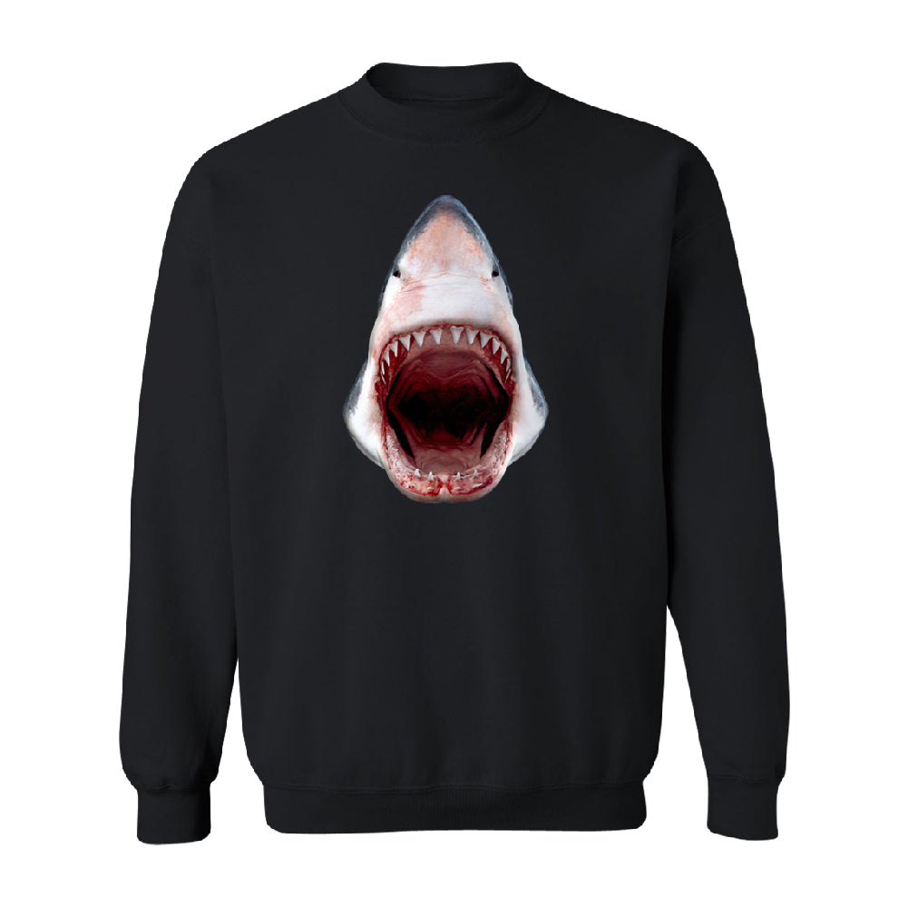 Great White Shark 3D Print Unisex Crewneck Animals Shark Teeth Gift Sweater 
