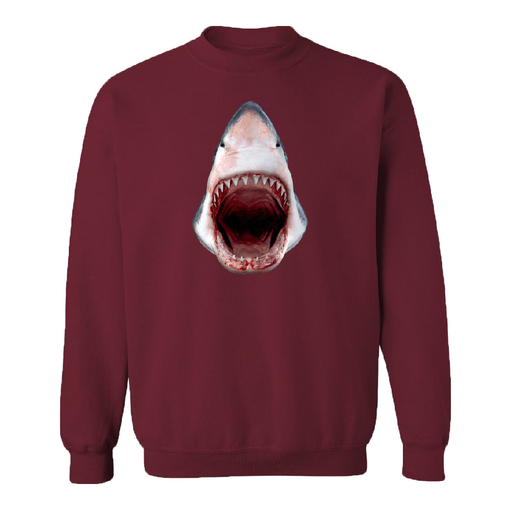 Great White Shark 3D Print Unisex Crewneck Animals Shark Teeth Gift Sweater 