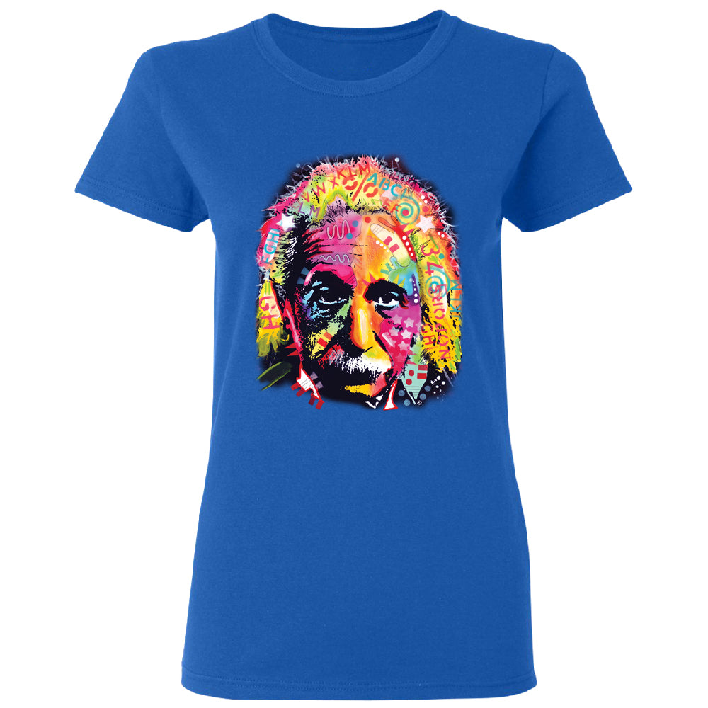 Colored Einstein Women's T-Shirt 