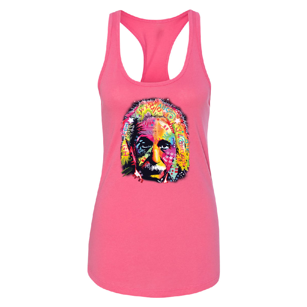 Colored Einstein Women's Racerback Official Dean Russo Shirt 