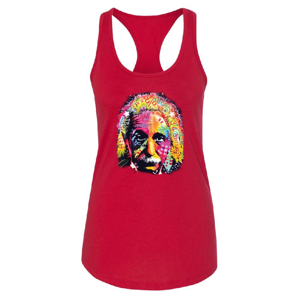 Colored Einstein Women's Racerback Official Dean Russo Shirt 