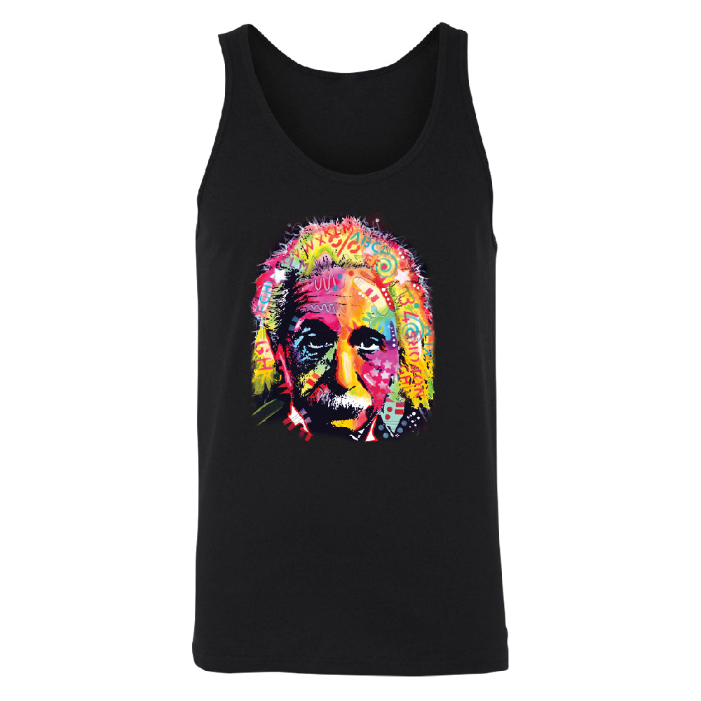 Colored Einstein Men's Tank Top Official Dean Russo Shirt 