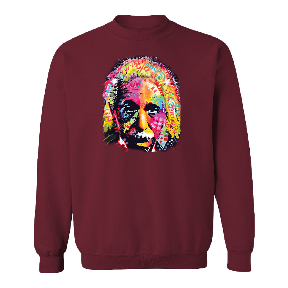 Colored Einstein Unisex Crewneck Official Dean Russo Sweater 