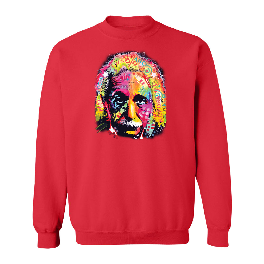 Colored Einstein Unisex Crewneck Official Dean Russo Sweater 