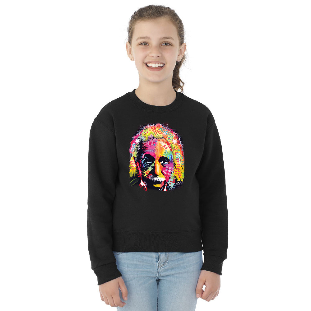 Colored Einstein Youth Crewneck Official Dean Russo SweatShirt 