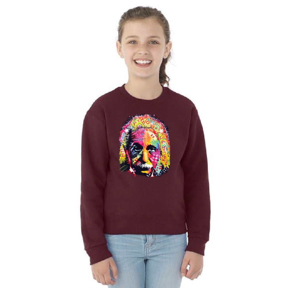 Colored Einstein Youth Crewneck Official Dean Russo SweatShirt 