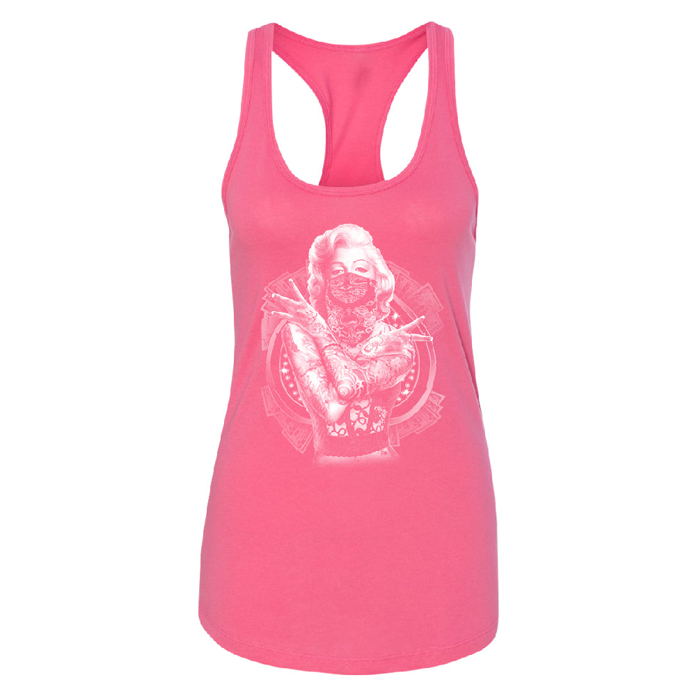 Marilyn Monroe West Side Gang Women's Racerback Blonde Bombshell Shirt 