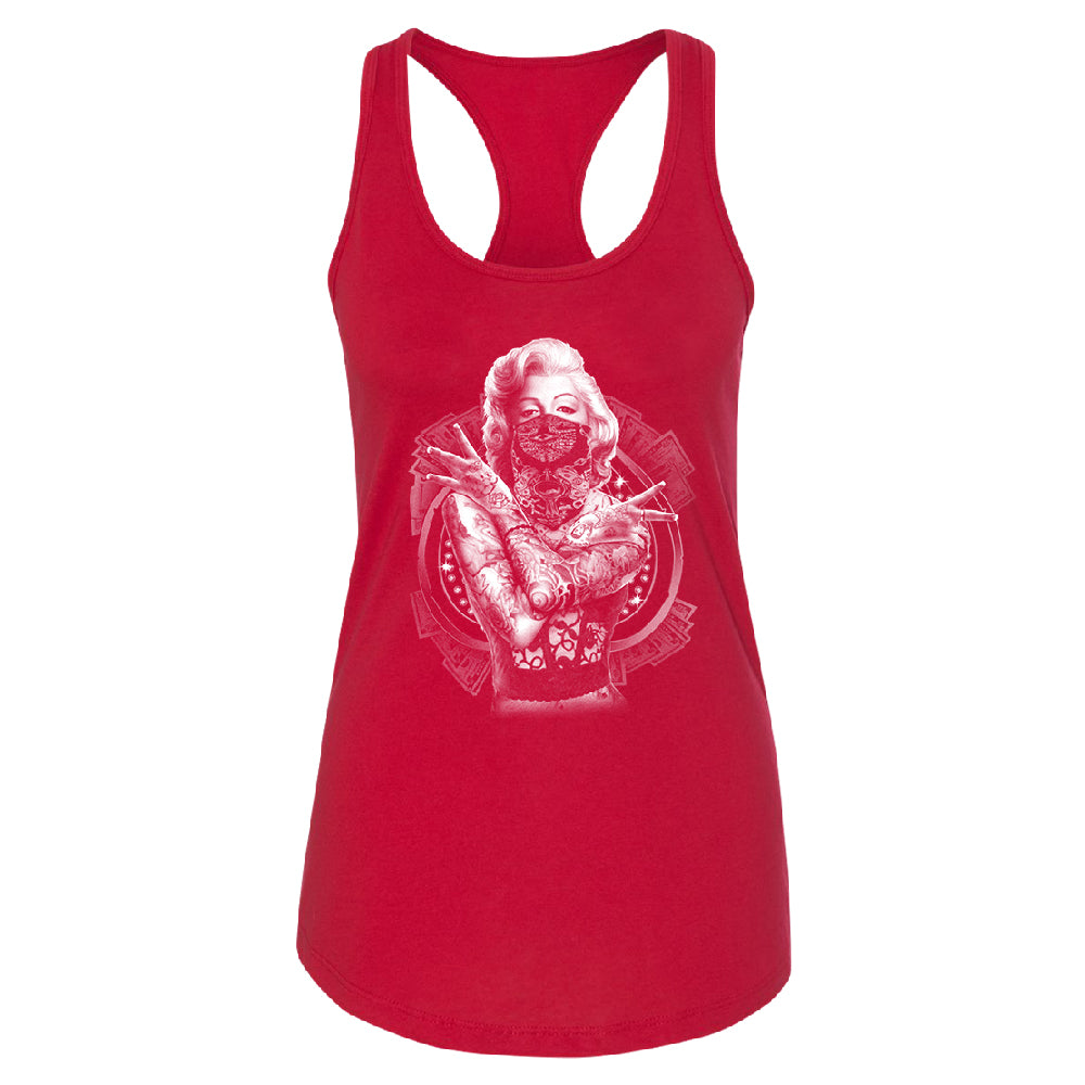 Marilyn Monroe West Side Gang Women's Racerback Blonde Bombshell Shirt 