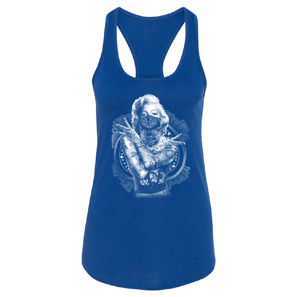 Marilyn Monroe West Side Gang Women's Racerback Blonde Bombshell Shirt 