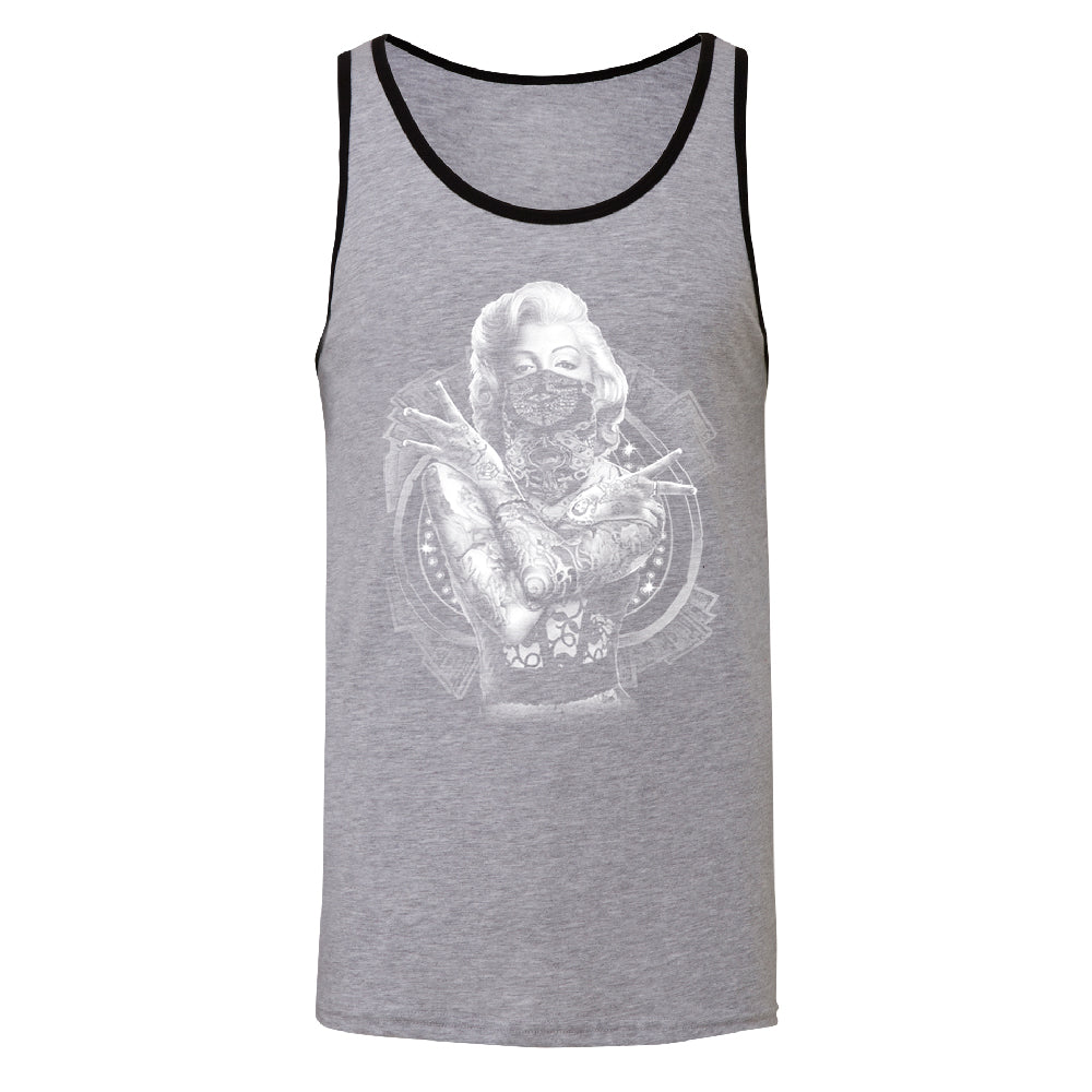 Marilyn Monroe West Side Gang Men's Tank Top Blonde Bombshell Shirt 