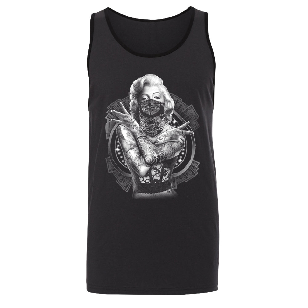 Marilyn Monroe West Side Gang Men's Tank Top Blonde Bombshell Shirt 
