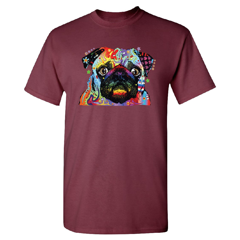 Official Dean Russo Colorful Pug Men's T-Shirt 