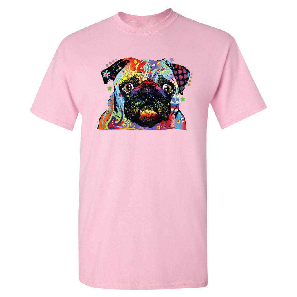 Official Dean Russo Colorful Pug Men's T-Shirt 