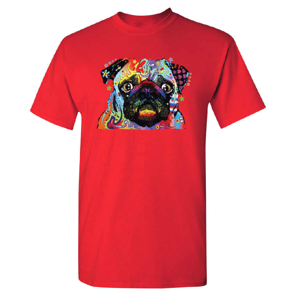 Official Dean Russo Colorful Pug Men's T-Shirt 