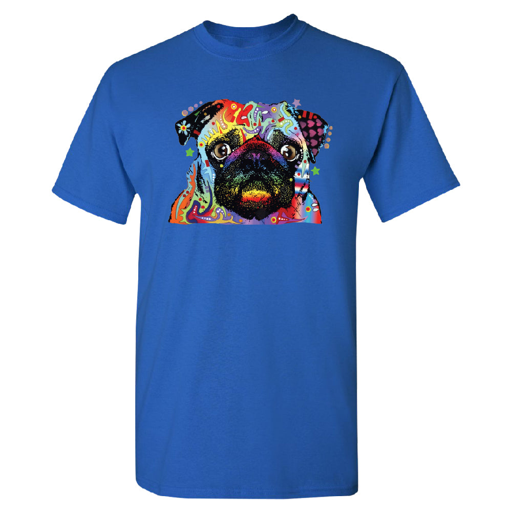 Official Dean Russo Colorful Pug Men's T-Shirt 