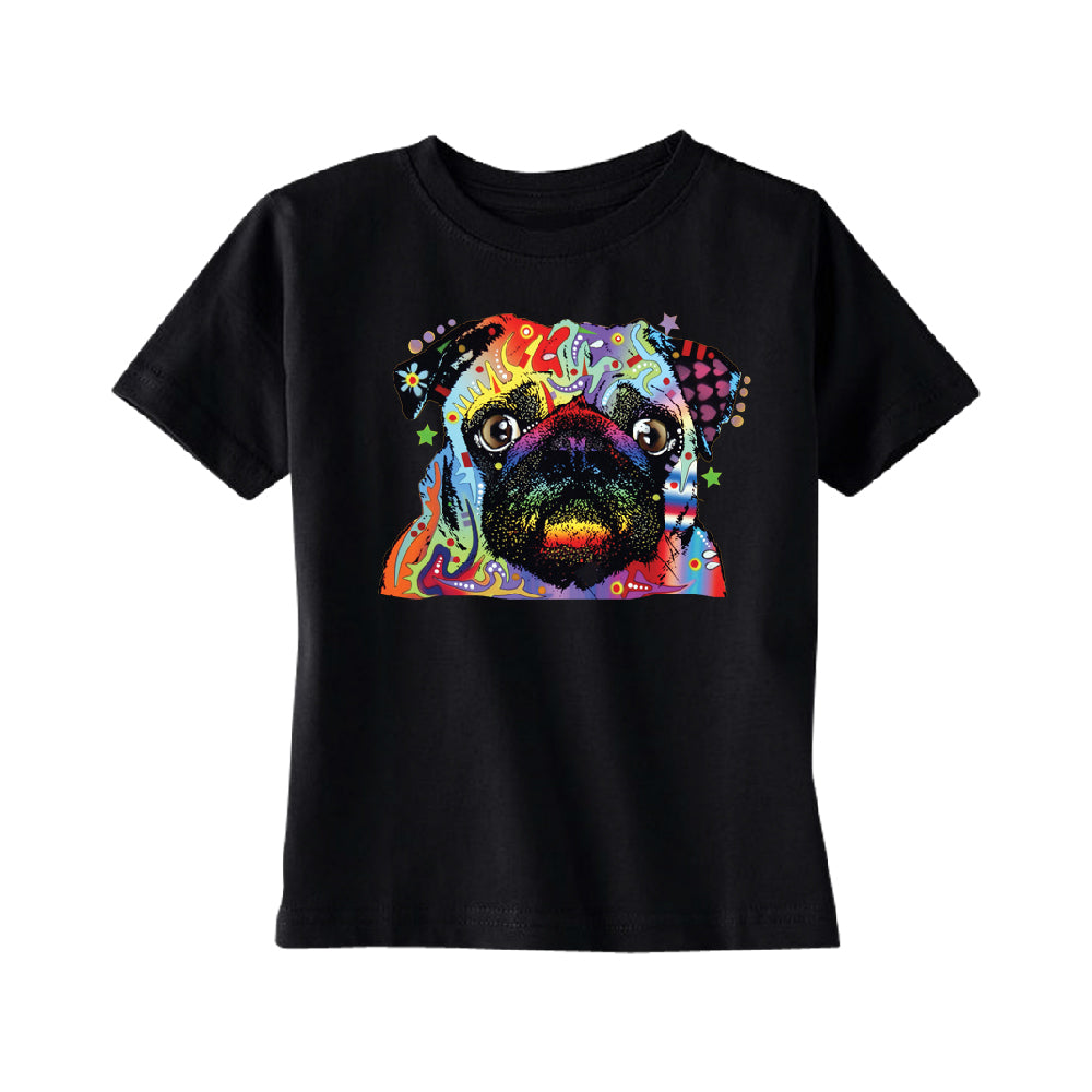 Official Dean Russo Colorful Pug TODDLER T-Shirt 