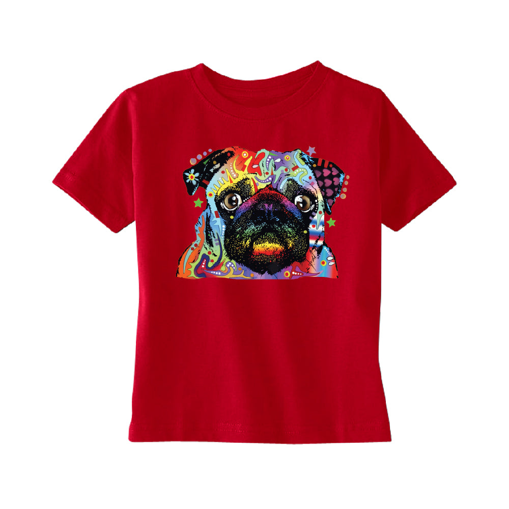 Official Dean Russo Colorful Pug TODDLER T-Shirt 