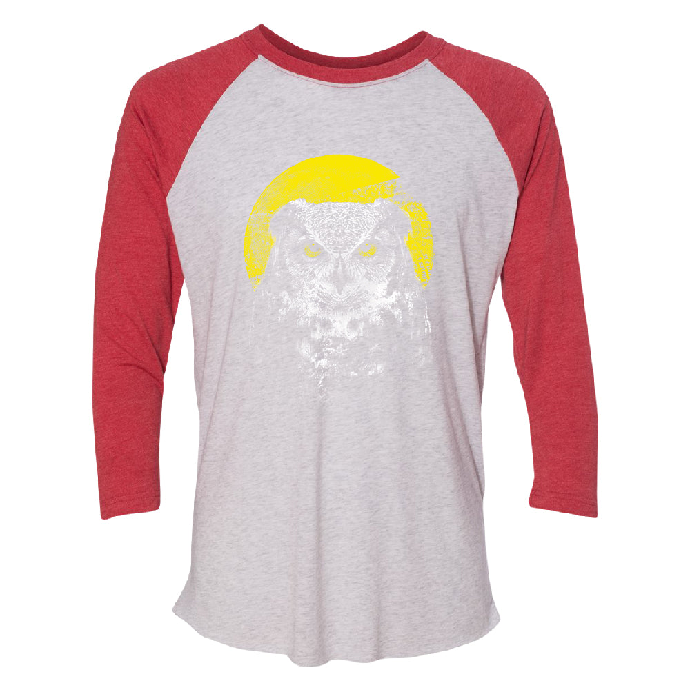 Night Warrior Owl 3/4 Raglan Tee 