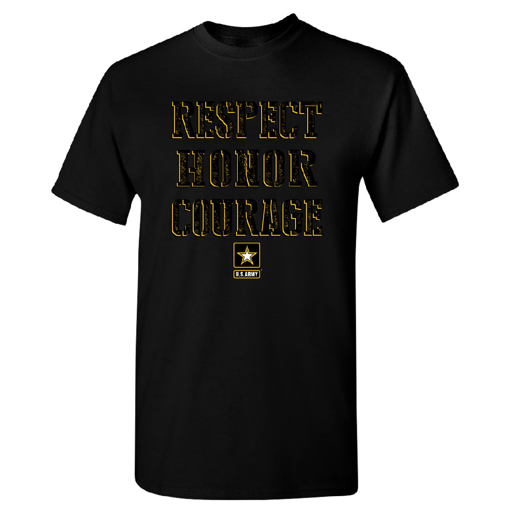 US Army Respect Honor Courage Men's T-Shirt 