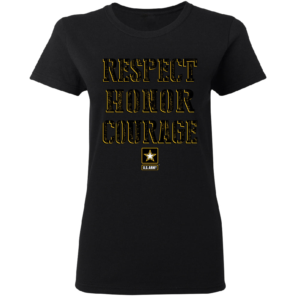 US Army Respect Honor Courage Women's T-Shirt 