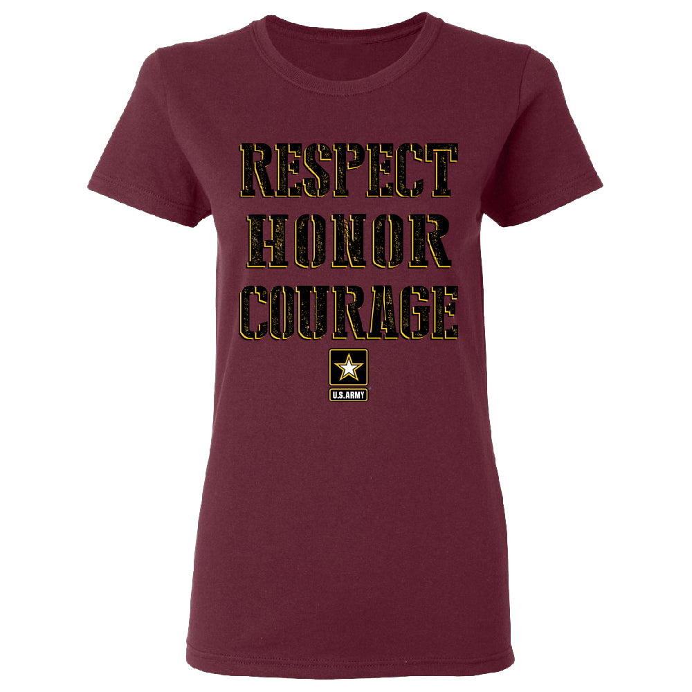 US Army Respect Honor Courage Women's T-Shirt 