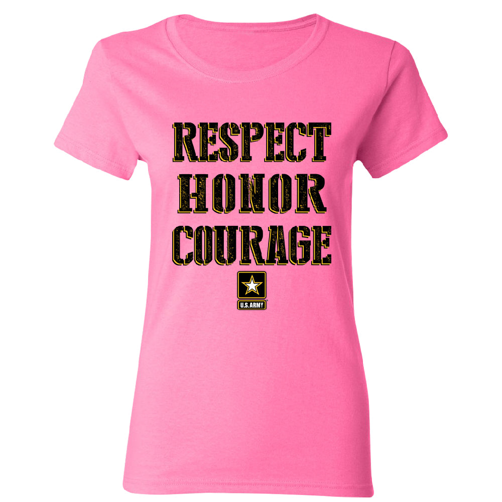 US Army Respect Honor Courage Women's T-Shirt 