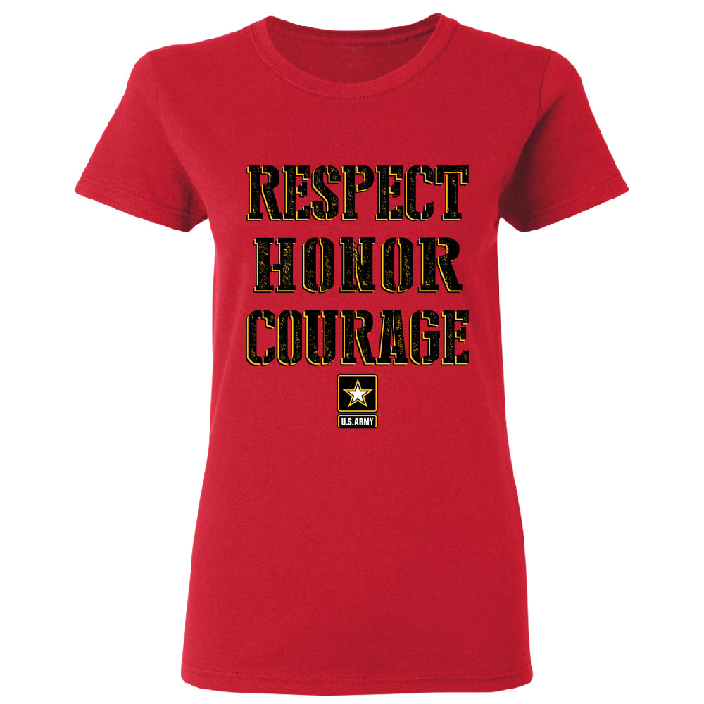 US Army Respect Honor Courage Women's T-Shirt 