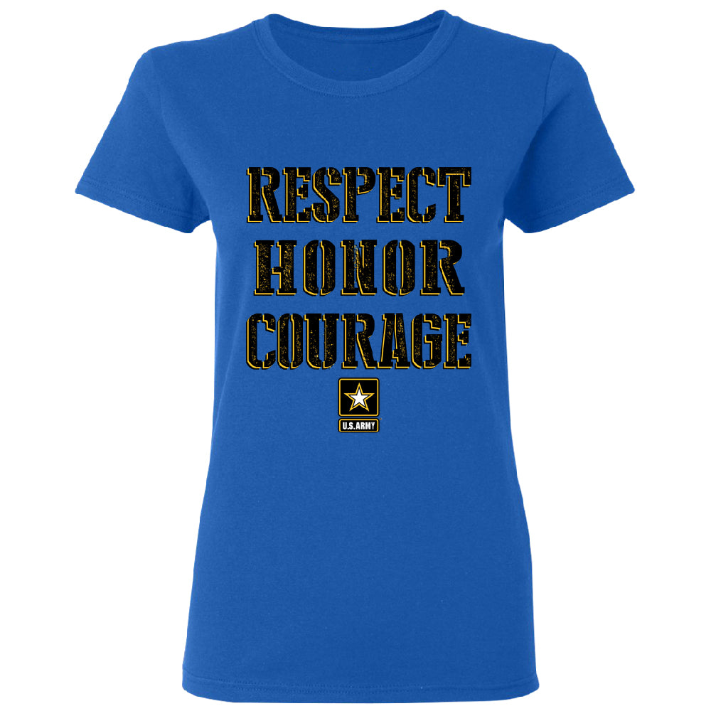 US Army Respect Honor Courage Women's T-Shirt 