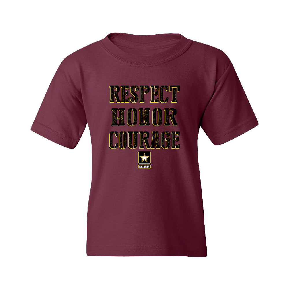 US Army Respect Honor Courage Youth T-Shirt 