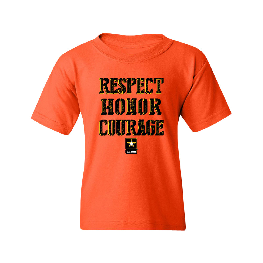 US Army Respect Honor Courage Youth T-Shirt 